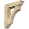 Ekena Millwork Westlake Traditional Rough Sawn Bracket w/ Offset Brace, Douglas Fir, 8"W x 32"D x 36"H BKT0806X32X36WTL01RDF - alternate 1